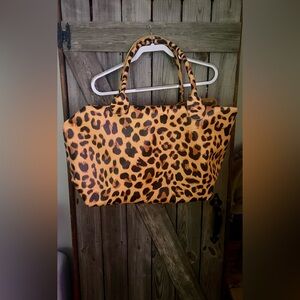 Simply Southern Leopard Print Tote Bag